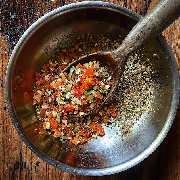 Zbliżenie na przyprawy i zioła